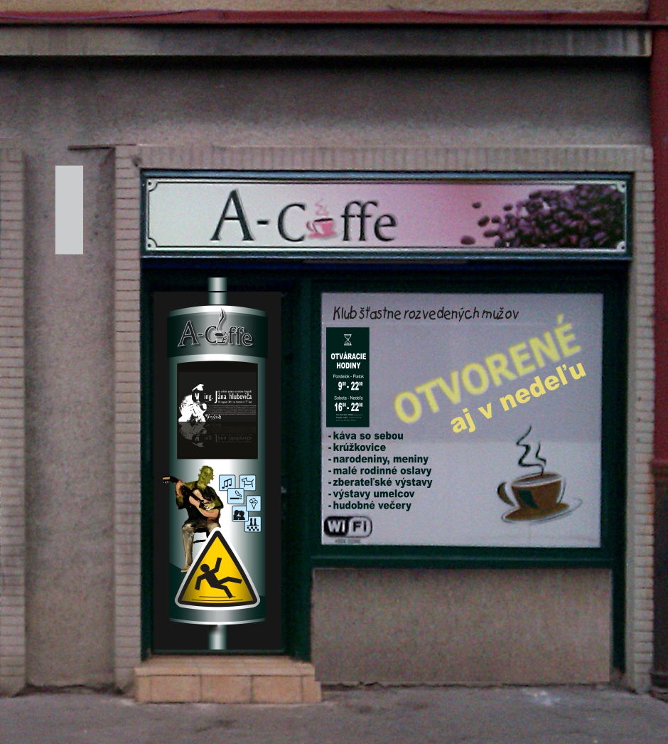 Polep - Kaviareň A-Caffe (Prešov)