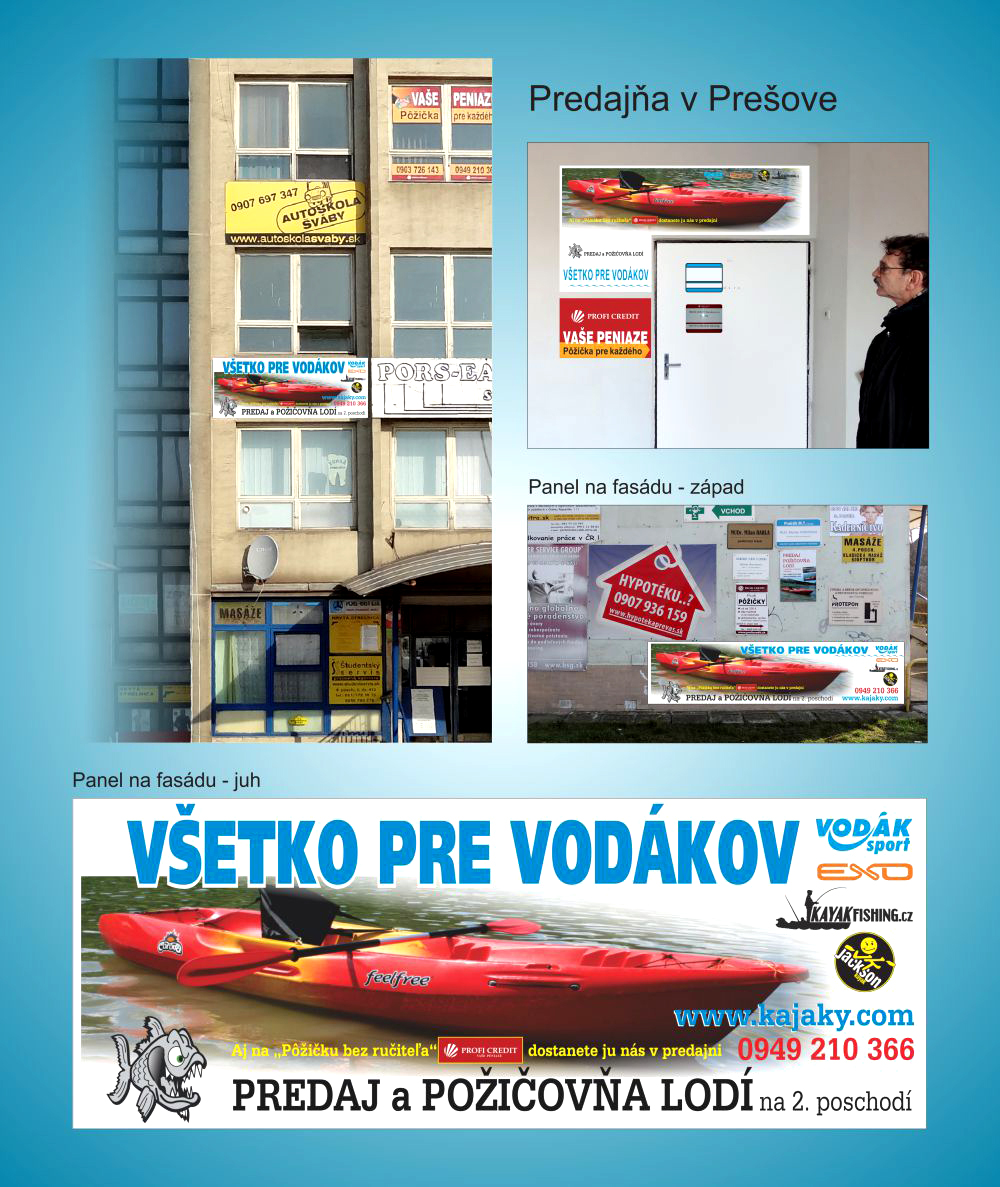Panely - Predaj a požičovňa lodí  (Prešov)